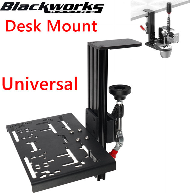 Universal Schreibtisch-Halterung für Logitech G Driving Force Shifter und Thrustmaster TH8A & TSS, Schwarz - Bild 1