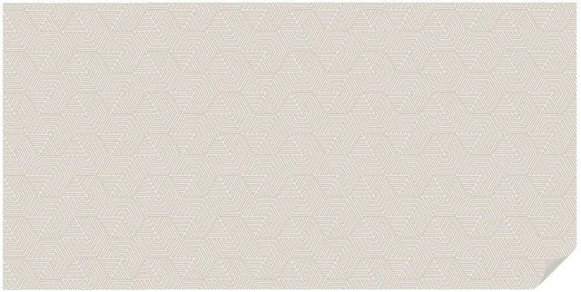 Tulup Buntglasfolie Lineare Dreiecke in Beige mit Buntglasoptik als Sichtschutz für dein Fenster, Breite: 100 cm, Höhe: 200 cm - Bild 1