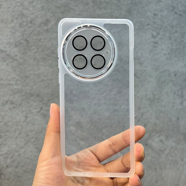Stoßfeste Silikon-Handyhülle für OnePlus 13R, 12R, 11R, 10R und 9RT in Transparent - Bild 1