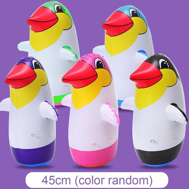 Binchi Becher Ballon, Aufblasbarer Pinguin, Zeichentricktier, Kinderspielzeug - Bild 1
