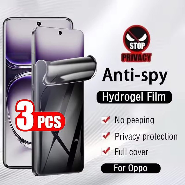 Privatsphäre-Hydrogel-Displayschutzfolie für Vivo Y72 5G Y72T Y73T Y74s Y75 Y75S Y76 Y76S Y77 Anti-Spy Schutzfolie transparent - Bild 1