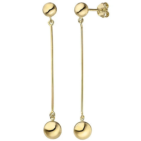 Colfem Ohrhänger 925 Sterling Silber, gold vergoldet - Bild 1