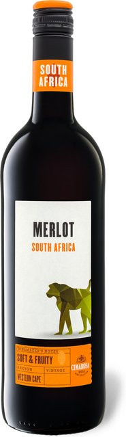 Cimarosa Merlot Rotwein trocken 2024 Südafrika 0,75 l - Bild 1