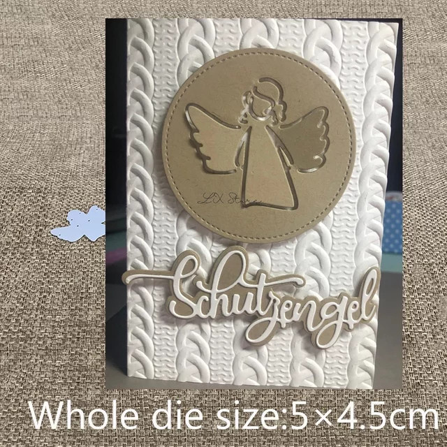 XLDesign Craft Metall-Stanzform Engel-Dekoration für Scrapbook und Bastelarbeiten - Bild 1