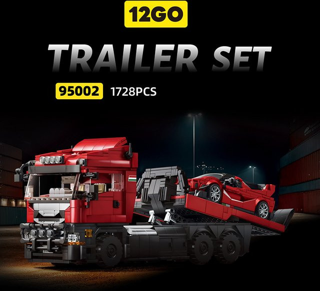 12GO LKW-Traktor Rennwagen, Lernbausteine, ab 14 Jahren - Bild 1