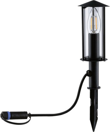 Paulmann Plug & Shine Minipoller Classic LED Gartenleuchte Anthrazit IP44 24V Warmweiß