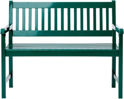 Cinas Gartenbank Brighton 2er aus Holz in Mahogany Grün, B: 108 cm, H: 89 cm, T: 59 cm - Bild 1