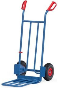 Fetra Paketkarre K1116L in Blau mit 250kg Tragkraft und Schaufel, B/T/H: 50 x 40 x 33 cm - Bild 1