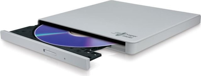 LG GP57EW40 Ultra Slim Externes DVD-Laufwerk mit USB 2.0 Schnittstelle in Weiß - Bild 1