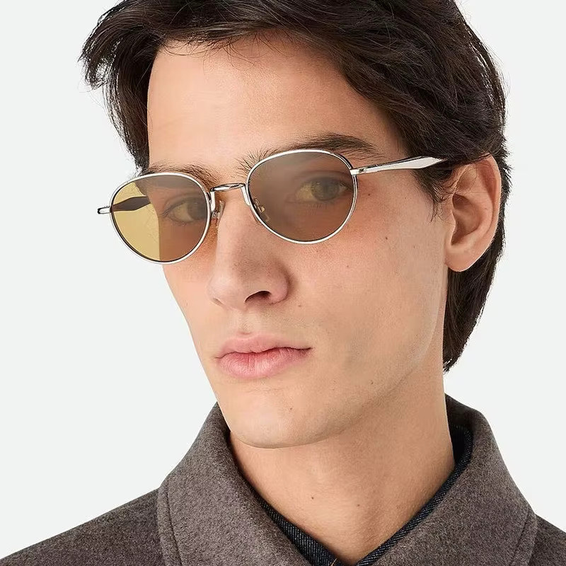 Samjune Sonnenbrille, Metall, Vollrand, Rund - Bild 3
