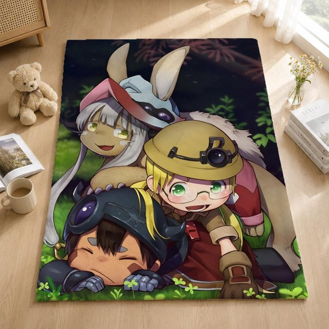 JMG Household Supplies Made In Abyss Flanell blanket Multicolour B: 75 cm, H: 100 cm - Bild 1