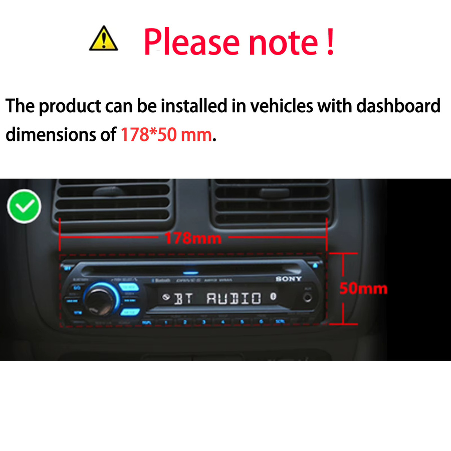 ESSGOO 1 DIN 7-Zoll HD-Touchscreen Autoradio mit Apple Carplay, Android Auto, Bluetooth und USB in Schwarz - Bild 6