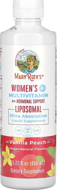 MaryRuth's Multivitamin für Frauen über 40, Vanille-Pfirsich, 450 ml - Bild 1