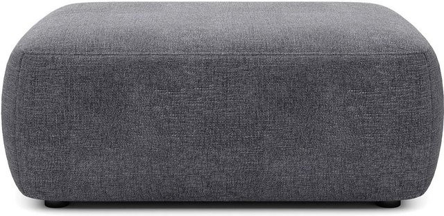 Vente-unique Sitzhocker Daviso Anthrazitgrau B/T/H: 100 x 68 x 38 cm - Bild 1