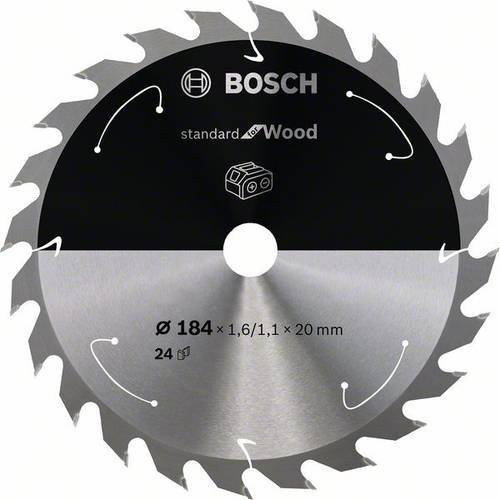 Bosch Carbide Tipped Kreissägeblatt für Holz mit 24 Zähnen, Durchmesser: 184 mm - Bild 2