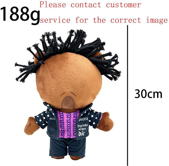 Yiran Health & Beauty Tupac Plüschpuppe, 25 cm, ab 1 Jahr - Bild 1