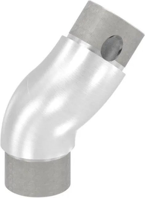 FeNau Rohrbogen V2A aus Edelstahl in Silber Matt, 90 Grad verstellbar, Durchmesser: 42,4 mm, Wandstärke: 2,5 mm - Bild 1