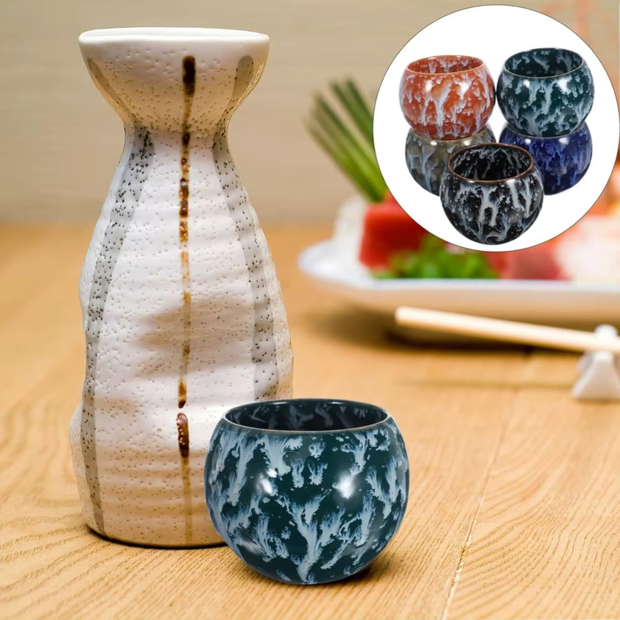 FEB.WIND Keramik-Teetasse im traditionellen chinesischen Design, Mehrfarbig - Bild 5