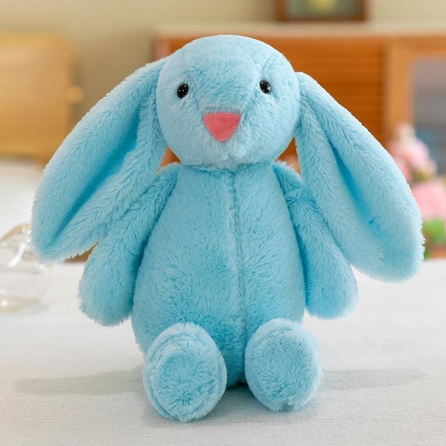 Langohrhase Plüschtier, blau, 30 cm, ab 3 Jahren - Bild 1