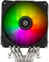 SilverStone SST-HYD120-ARGB-V2 CPU-Luftkühler in Silber mit Multicolour ARGB-Beleuchtung für LGA1200 - Bild 1