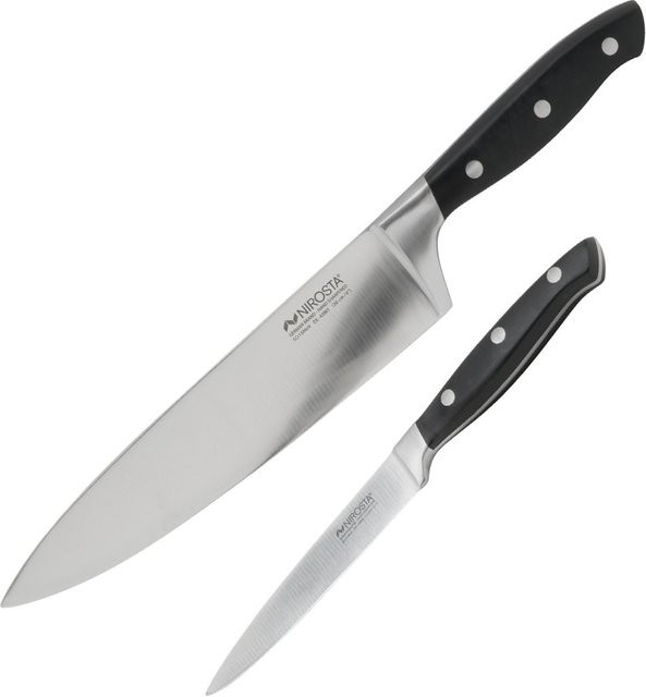 Nirosta Messer-Set Trinity, 2-teilig, Silber - Bild 1