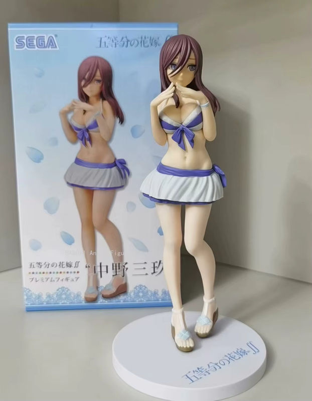 Sega Gotoubun no Hanayome Nakano Sanjiu Ichika Nino Badeanzug Anime Figur mehrfarbig - Bild 4