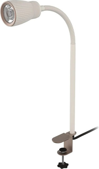 Briloner Klemmleuchte Riff LED in Warm Grey und Coffee mit warmweißem Licht, Höhe: 46 cm - Bild 1