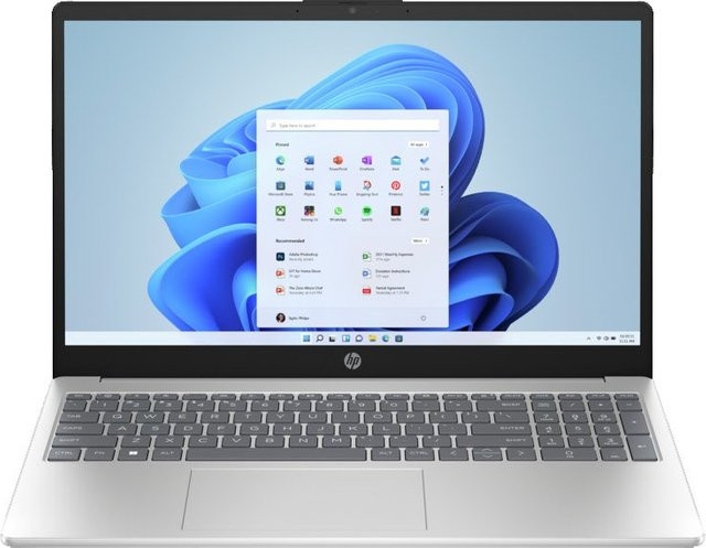 HP Notebook Turbo Silver mit 15,6 Zoll Full HD Display, Intel Core i5, 8 GB RAM und 256 GB SSD, Windows 11 - Bild 1