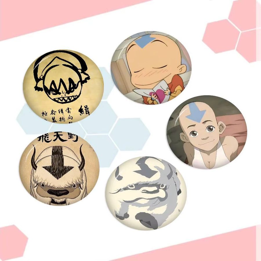 Brosche Anime Avatar The Last Airbender, Runde Anstecknadel - Bild 2