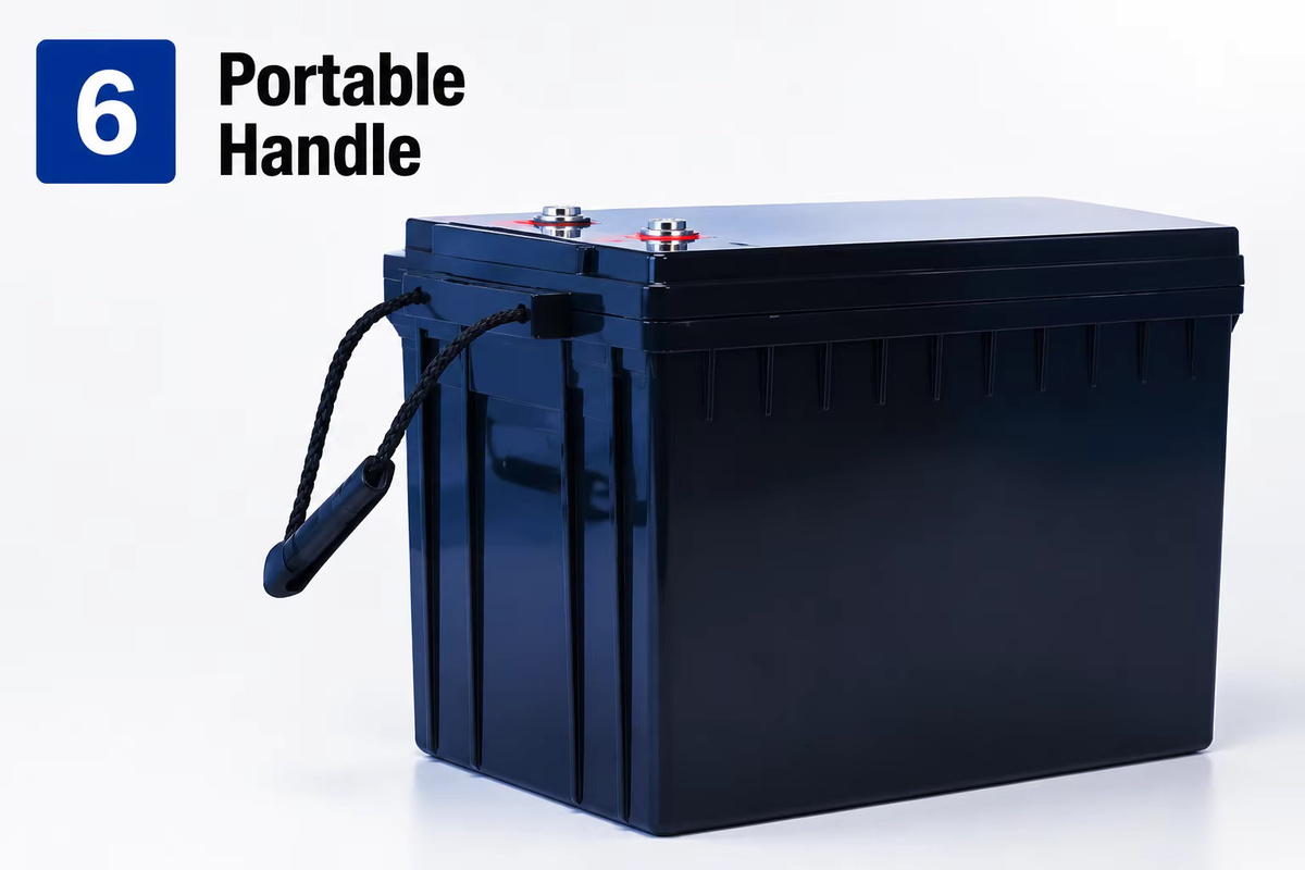 LiFePO4 Deep-Cycle-Batteriezellen 12V 300Ah Qualität A+ für Wohnmobile, Boote und Solaranlagen in Schwarz - Bild 6