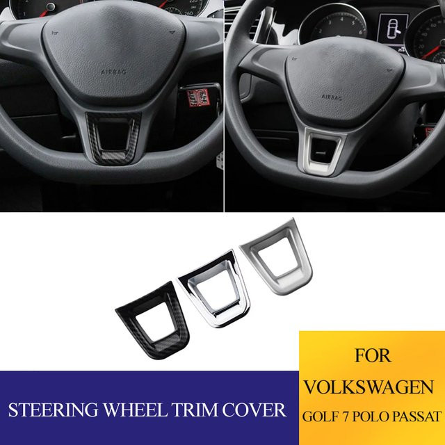 Dekorative Lenkrad-Abdeckung für Volkswagen Golf 7 GTI MK7, Polo, Jetta MK6 und Passat B7/B8 von A Little Change - Bild 1