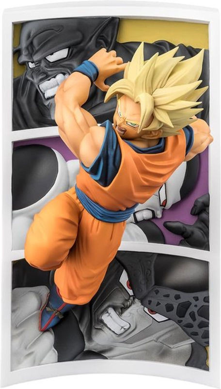 TAMASHII NATIONS Figuarts ZERO Dragon Ball Z Super Saiyan Son Goku Battle Trail Anime-Figur, Multicolor, Höhe: 22 cm - Bild 1