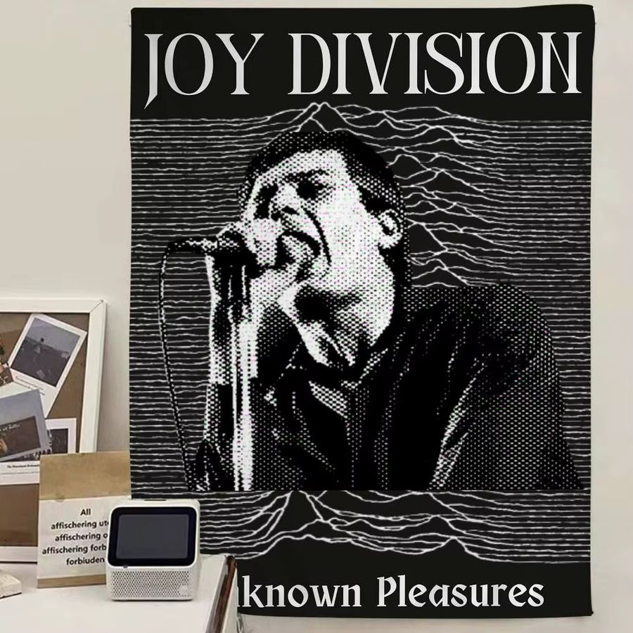 J-Joy D-Division Hängender böhmischer Wandteppich mit Tarot-Motiv in Schwarz-Weiß - Bild 2
