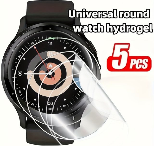 Samsung Hydrogelfolie für Galaxy Watch6 Watch5 Watch4 Watch3, 5 Stück - Bild 1