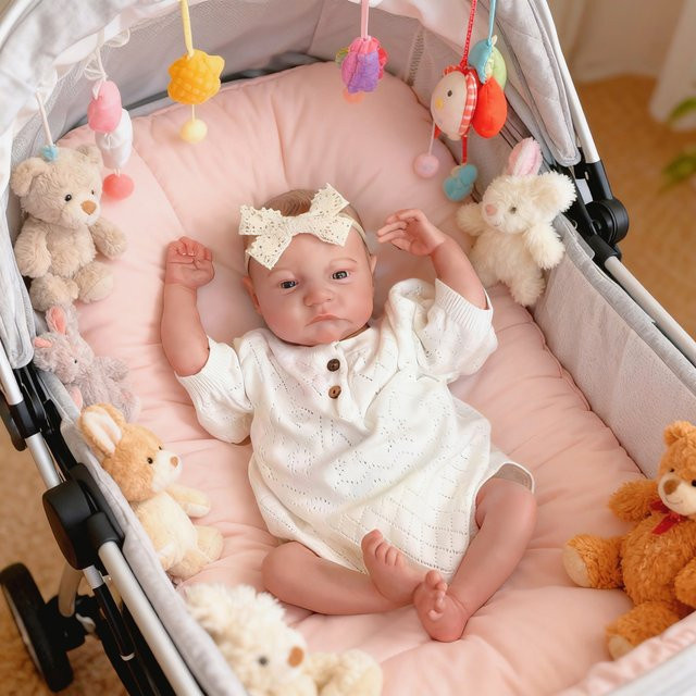 NPK Levi Awake Neugeborene wiedergeborene Babypuppe, 19 Zoll, mit 3D-Haut - Bild 1