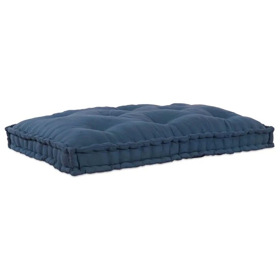 vidaXL Sofakissen Indigo Blau aus Stoff, B/T/H: 120 x 80 x 12 cm - Bild 2