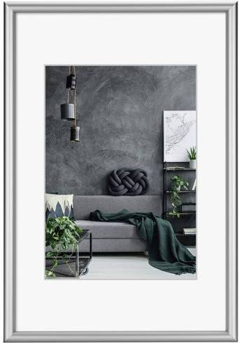 Hama Bilder Wechselrahmen Silber B/H/T: 32 x 44 x 2,5 cm - Bild 1
