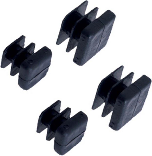 Arcansas Verschlussstopfen aus PVC in Schwarz, Durchmesser: 2 cm, Höhe: 0,1 cm - Bild 1