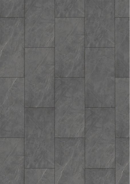Check Click-Bodenfliese Smart Tile Elba Quarzkomposit in Grau mit Marmor-Optik, B: 29,4 cm, L: 60 cm - Bild 1