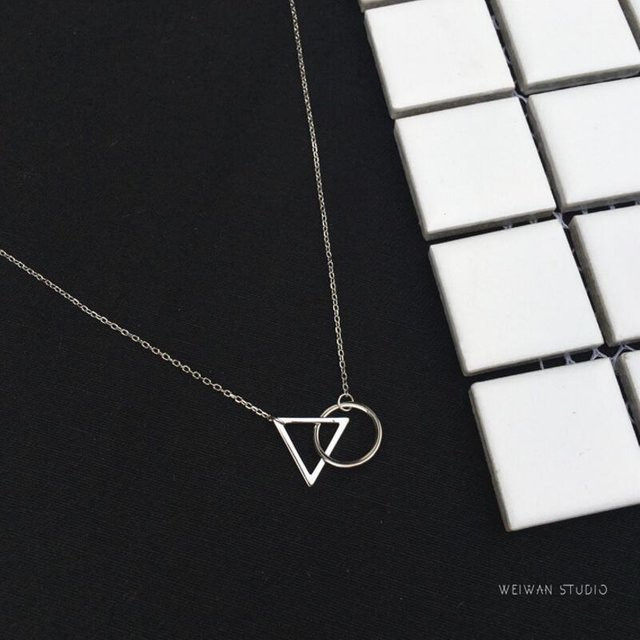 GaGa-Duck Halskette, 925 Silber, minimalistisch, Unisex - Bild 1
