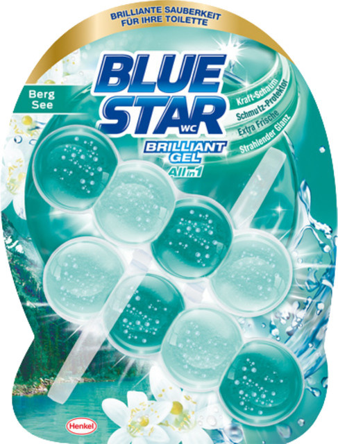 Blue Star Brilliant Gel Allin1 WC-Einhänger Bergsee Duopack, 2 Stück - Bild 1