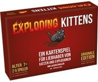 Asmodee Exploding Kittens Kartenspiel ab 7 Jahren - Bild 1