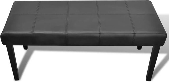 vidaXL Sitzbank aus Kunstleder in Schwarz - Bild 1