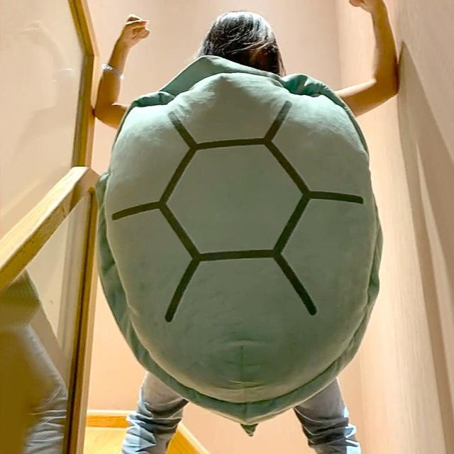 Yiran toy Schildkröte Plüschtier, 100cm, Grün - Bild 1