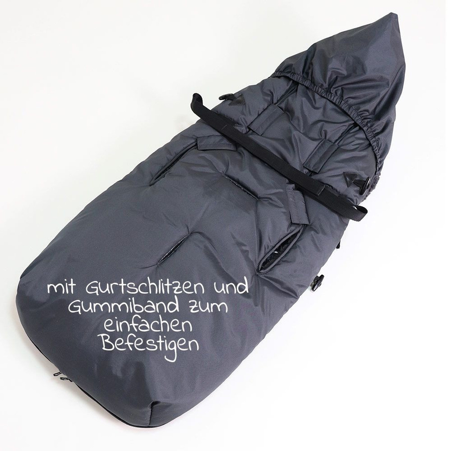 Kaiser Thermo-Sherpa-Fleece Fußsack XL Too in Anthracite - Bild 2