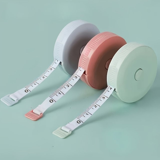 Einziehbares 60-Zoll-Mini-Softlineal in Multicolour für Schneider und zum Messen von Körper und Stoff - Bild 1