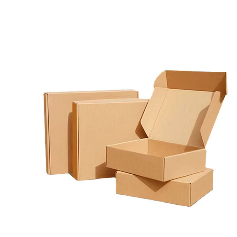 20 Stück Geschenkboxen aus Papier in Weiß und Braun für Hochzeiten und Events, extraharte Kartonverpackungen für Schokolade und Süßigkeiten - Bild 1
