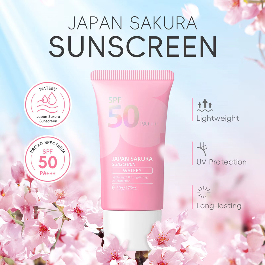 LAIKOU Japan Sakura Sonnenschutz Creme, SPF 50, 50g - Bild 2