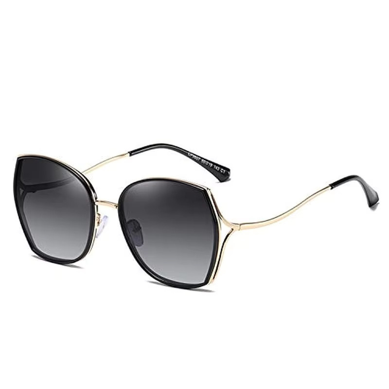 ZENOTTIC Sonnenbrille, Übergroße, Geometrisch, Metall, Damen, Polarisiert - Bild 2