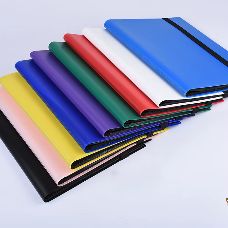 Vorinclex Kartenordner Gelb mit 9 Taschen für Sammelkarten, MTG und TCG, seitlich beladbares Album aus Kunststoff - Bild 6